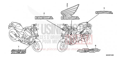 MARQUE/RAYURE NC700XAD de 2013